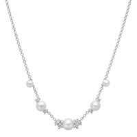Necklace Miluna Woman in Silver Perla PCL6825